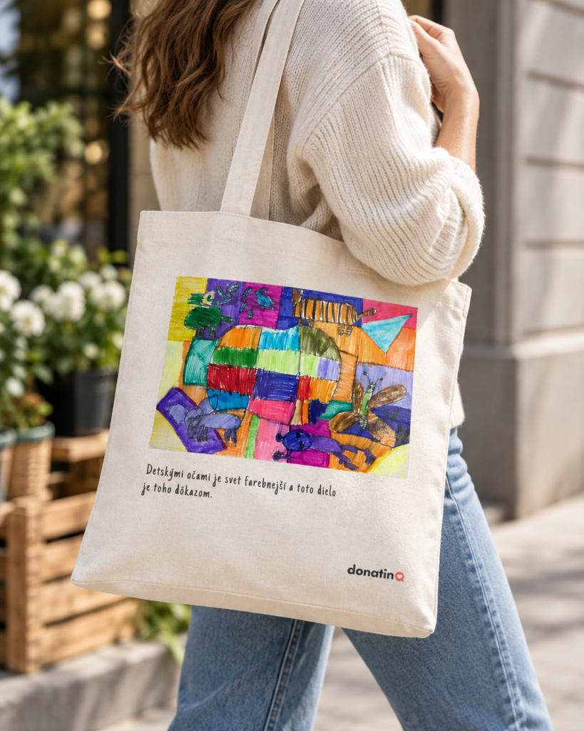 Tote Bag s detskou kresbou